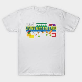 Living With the Land - Retro Mid Century T-Shirt